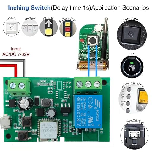 Huacaoe１CH WiFi Smart Switch Relay Module -10A Dry Contact Design - Image 5