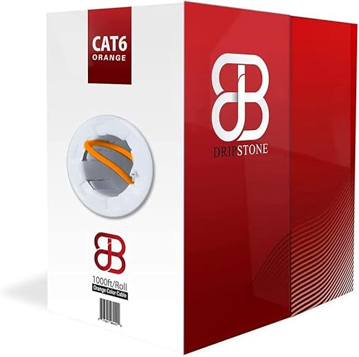 Dripstone CAT6 Ethernet Cable 1000ft Bulk Network LAN Wire 23AWG Solid UTP - Image 2