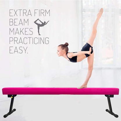 Adjustable&Foldable Gymnastics Balance Beam, 6FT/8ft High-Low Level Floor - Image 7