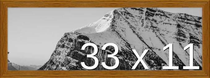 Frame It Easy 33 x 11 Hazel Wood Frame by FrameItEasy