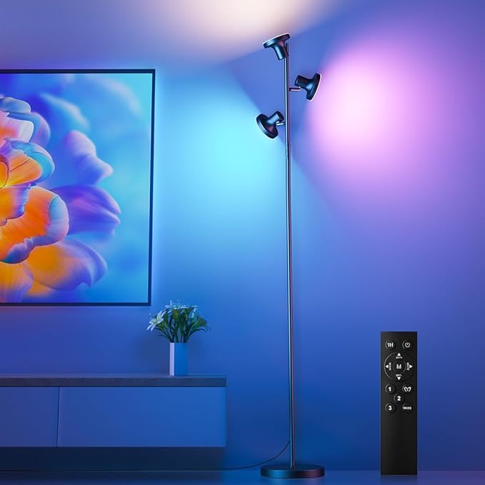 SIBRILLE RGB Floor Lamp, 36W Bright LED Standing Lamp by SIBRILLE