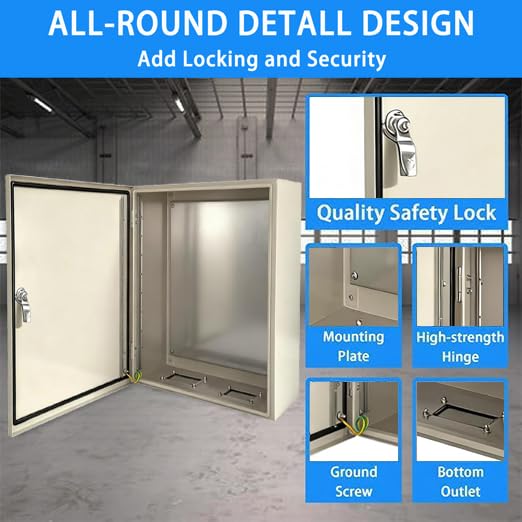 Carbon Steel Enclosure, IP66 Waterproof & Dustproof Electrical Metal Box - Image 5