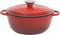 Gibson Home Addlestone 2.65 Quart Round Enamel Cast Iron Dutch Oven Pot by GibsonHomewares