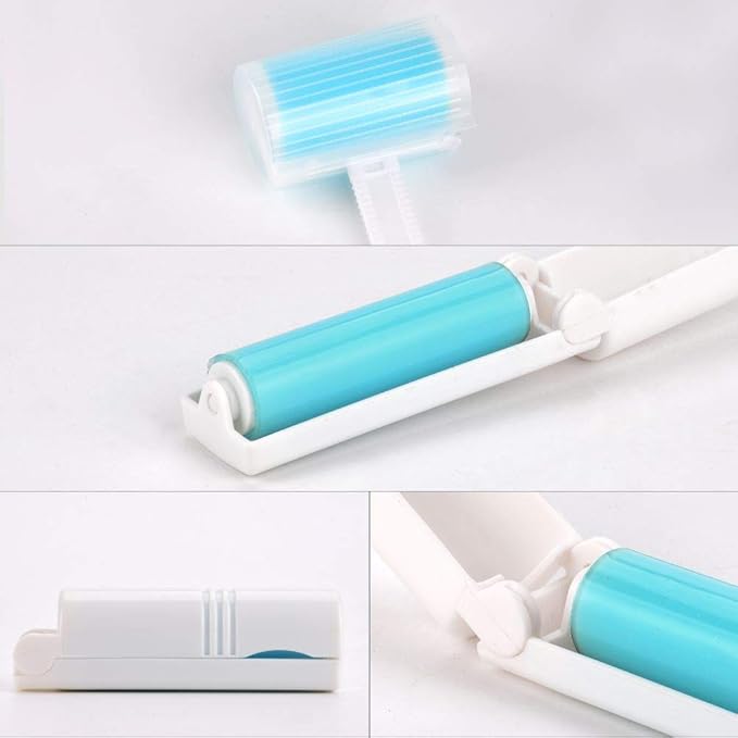 Lint Roller 5 Pack, Reusable Washable Lint Roller Sticky Gel Lint Remover Pet - Image 6