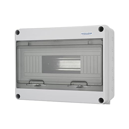 MOLLOM 12 Way Circuit Breaker MCB Distribution Protection Box by MOLLOM