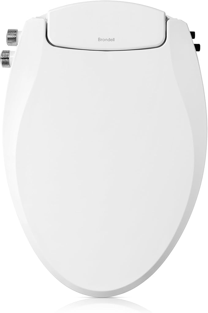 Brondell Bidet Toilet Seat, Non-Electric Swash Ecoseat, Fits Elongated Toilets by Brondell