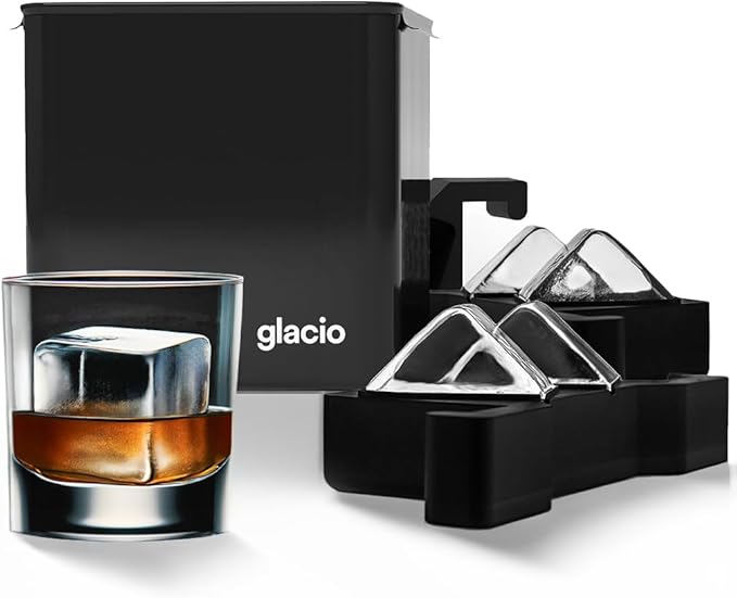 Clear Ice Maker Set – Crystal Clear Ice Ball & Cube Molds by glacio