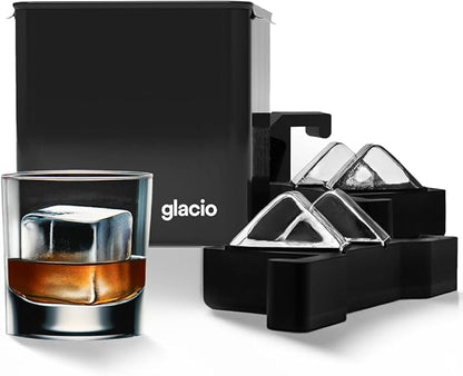 Clear Ice Maker Set – Crystal Clear Ice Ball & Cube Molds by glacio