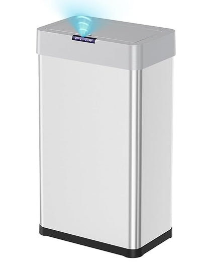 TLSUNNY 16 Gallon Motion Sensor Trash Can, Touchless Automatic Garbage Can by TLSUNNY