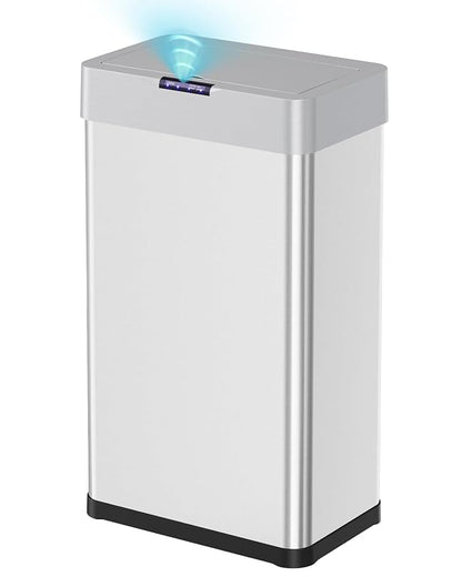 TLSUNNY 18.5 Gallon Motion Sensor Trash Can, Touchless Automatic Garbage Can by TLSUNNY