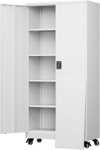 Yizosh Metal Garage Storage Cabinet by Yizosh