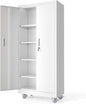 VINGLI Rolling Metal Storage Cabinet by VINGLI