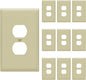 ENERLITES Duplex Receptacle Outlet Wall Plate, Jumbo Electrical Outlet Covers by Enerlites