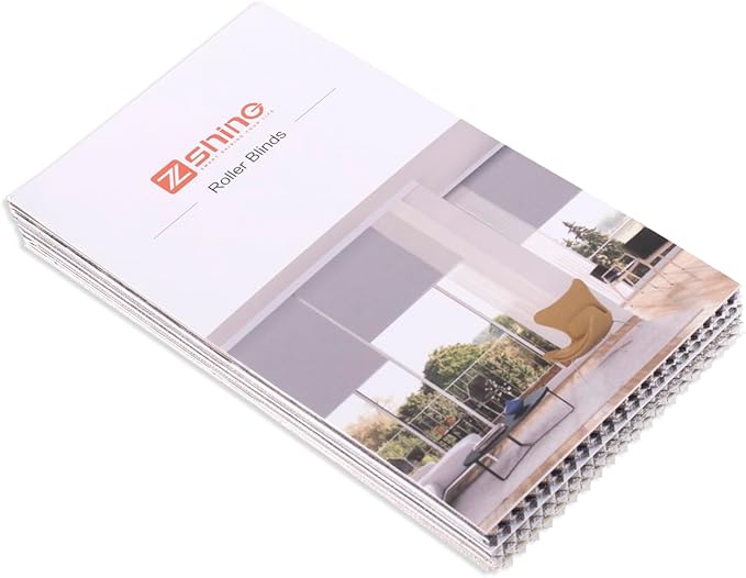 Zshine Motorized Window Blinds Fabric Samples of Blackout Light Filtering - Image 2