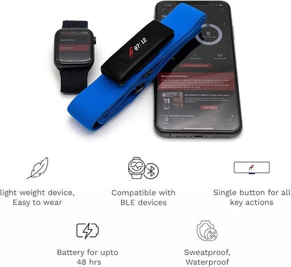 Frontier X2 Smart Heart Rate Monitor Chest Strap, Wearable Heart Rate Monitor - Image 3