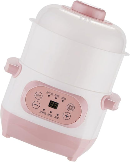 1L Ceramic Stew Pots Electric Porridge Soup Cooker by Unknown