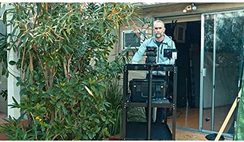proaim bowado 36" 3-tier video camera cart, 200kg/440lb, front angle view