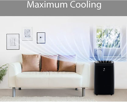 LG 8, 000 BTU Smart Portable Air Conditioner, Cools 350 Sq.Ft., Portable Air - Image 8