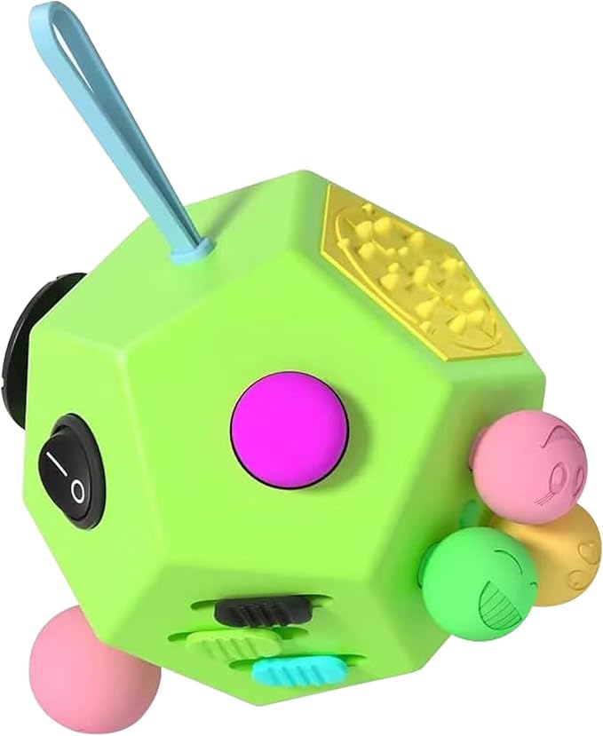 Fidget Dodecagon –12-Side Fidget Toys Cube Relieves Stress and Anxiety Anti by DoDoMagxanadu