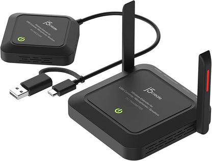 j5create Wireless Extender for USB Webcam, Microphones, or Speakers, No USB by j5create