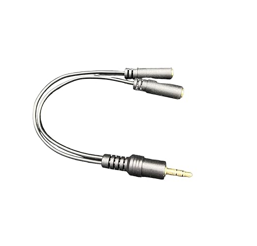 MasterStor Stereo Jack Splitter Cable3.5mm Male to 2 X Female Gold Plated - Image 4