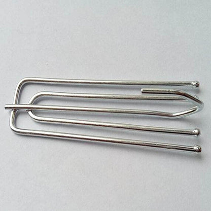 pureaqu 60 pcs Stainless Steel Curtain Pleated Tape Hooks 4 Prongs Pinch Pleat Hook Clip for Window Curtain Drapes Door Curtain,silver
