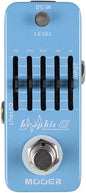 MOOER Micro EQ equalizer pedal, 100 Hz ~ 4 kHZ range, 5 banks adjustment and by MOOER