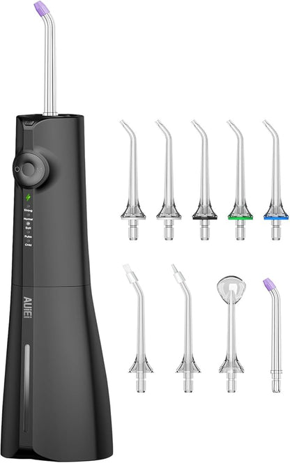 AUIEI Water Flosser Teeth Pick: 9 Jet Tips Cordless Oral Irrigator - Image 9