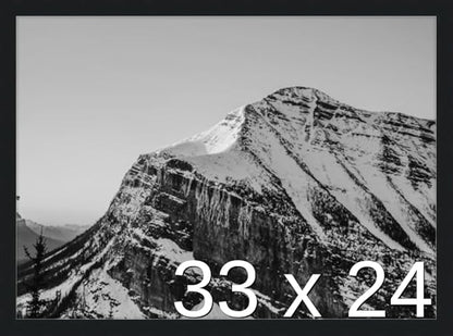 Frame It Easy 33 x 24 Black Wood Frame by FrameItEasy
