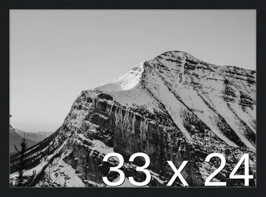 Frame It Easy 33 x 24 Black Wood Frame by FrameItEasy