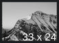 Frame It Easy 33 x 24 Black Wood Frame by FrameItEasy