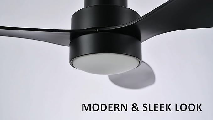 SMAAIR Ceiling Fan with Light and Remote Control 52 Inch, Flush Mount Ceiling - Image 4