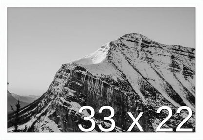 Frame It Easy 33 x 22 White Wood Frame by FrameItEasy