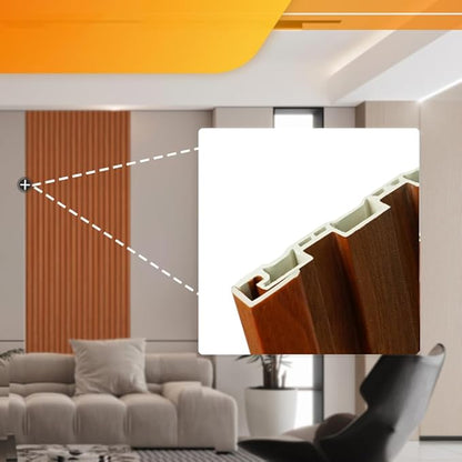 OUZUGIE 8-Pack 57 Inches, WPC Slat Wall Panel Trim, Corner Guard - Image 3