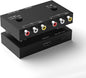 Dingsun 2 Port AV to HDMI Converter, RCA to HDMI Adapter Support 16:9/4:3 by Dingsun