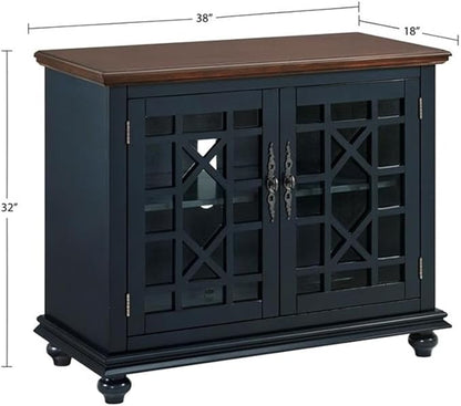 Martin Svensson Home Elegant Small Spaces TV Stand Blue - Image 3