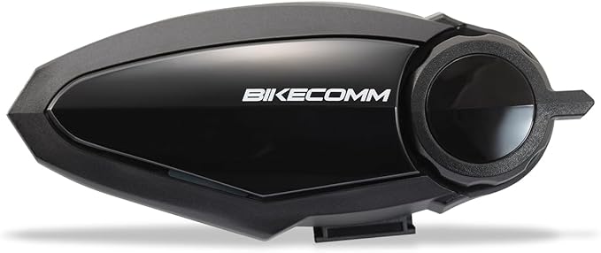 BIKECOMM BK-S2 Motorcycle Bluetooth Headset Intercom – 1200M Range Wireless by BIKECOMM