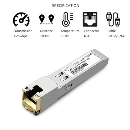 OPSTRAN 1000BASE-T SFP RJ45 Copper Transceiver Module Compatible - Image 2