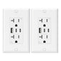 ELEGRP USB Outlets, 20 Amp Wall Outlet by ELEGRP%7CELEGROUP