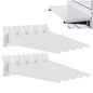 AYAYGD 10 Pack Slatwall Knife Shelf Bracket, 8 inch Slatwall Bracket by AYAYGD