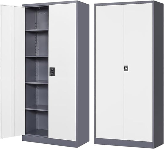 Metal Storage Cabinet-72” Tall Steel File Cabinets by Fesbos