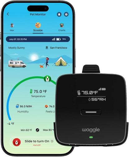 Waggle RV/Pet Temperature Monitor Lite + 4G Mini Camera Bundle - Image 2