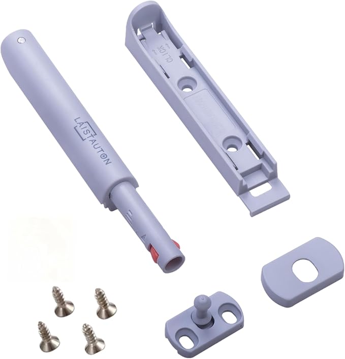 4 Sets Push Open Door Latch Touch Latches Push Latch Damping rebounder - Image 2