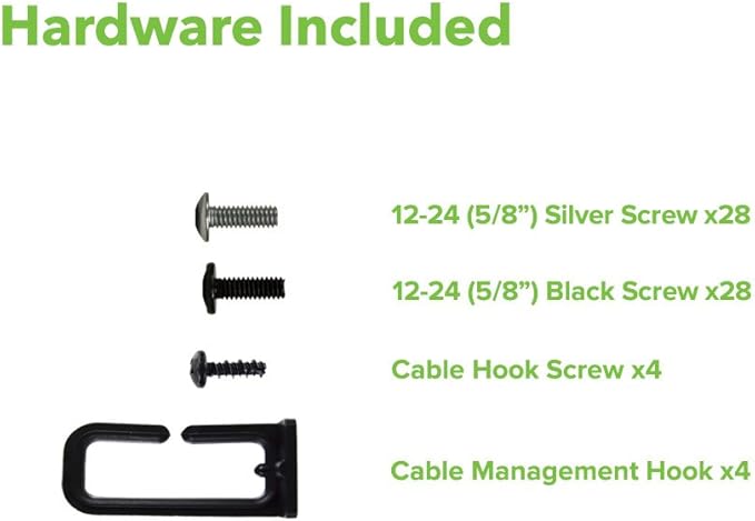 NavePoint 13U 2 Post Open Frame Server Rack - Image 7