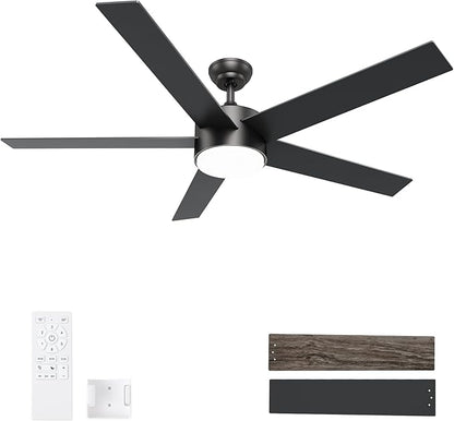 POCHFAN 60 Inch Black Ceiling Fans by POCHFAN