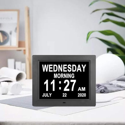 ybest Extra Large Day Date Time Digital Day of Week Clock 8 Alarm Option - Image 5