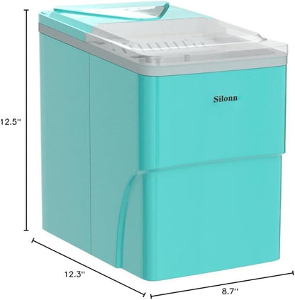 Silonn Ice Makers Countertop, 9 Cubes Ready in 6 Mins, 26lbs in 24Hrs, - Image 8