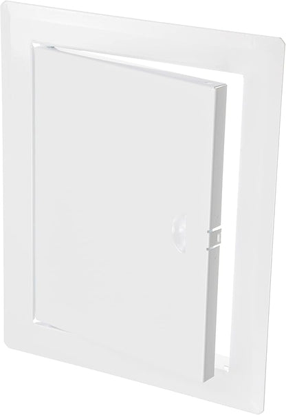 6" x 8" White Metal Access Door. Plumbing, Electricity, Alarm Wall Access Panel by Unknown