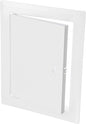 6" x 8" White Metal Access Door. Plumbing, Electricity, Alarm Wall Access Panel by Unknown