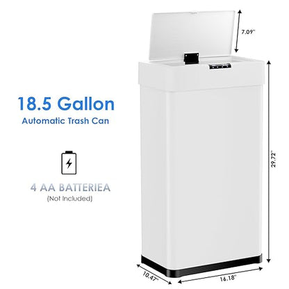 AthLike Sensor Trash Can, Touchless Motion Sensor Trash Bin, Smart Automatic - Image 2